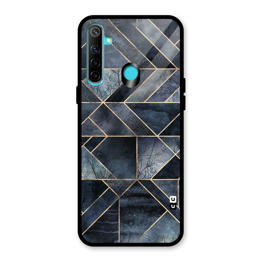 Forest Abstract Lines Glass Back Case for Realme 5