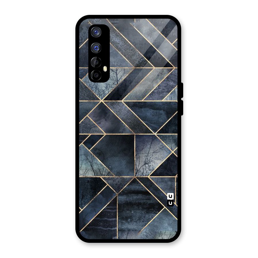 Forest Abstract Lines Glass Back Case for Realme 7
