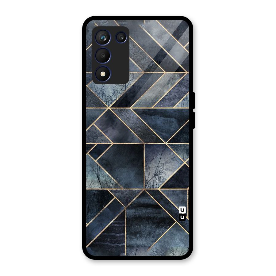 Forest Abstract Lines Glass Back Case for Realme 9 5G Speed