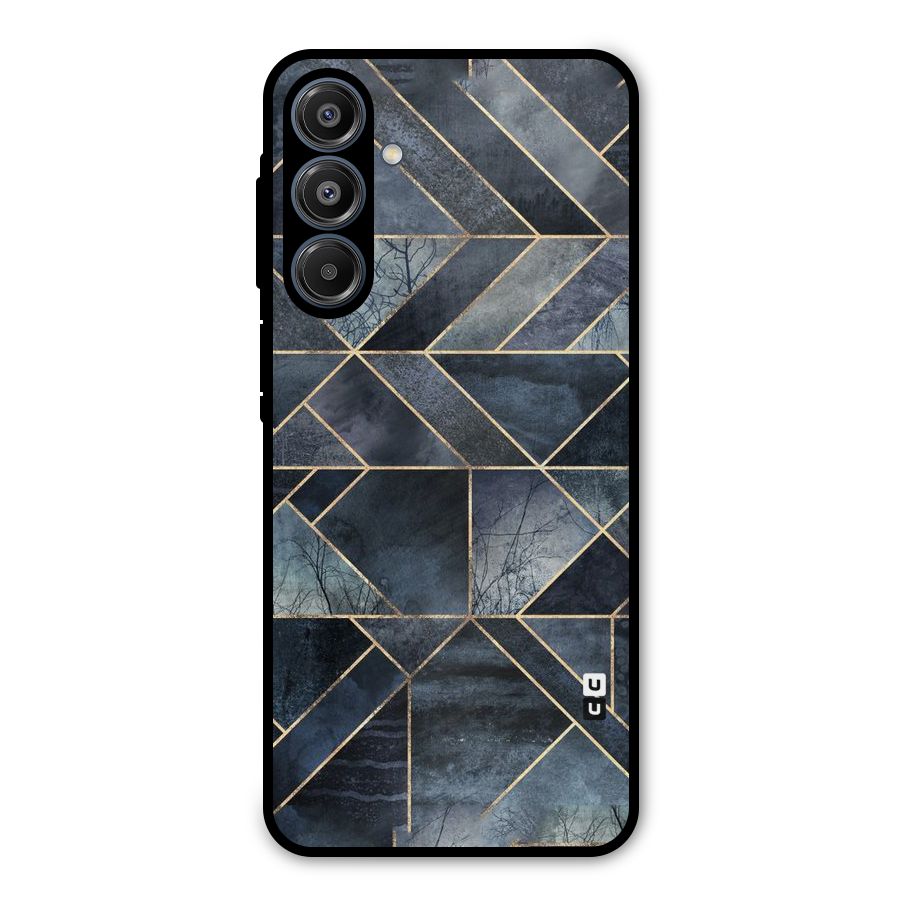Forest Abstract Lines Metal Back Case for Galaxy A16 5G