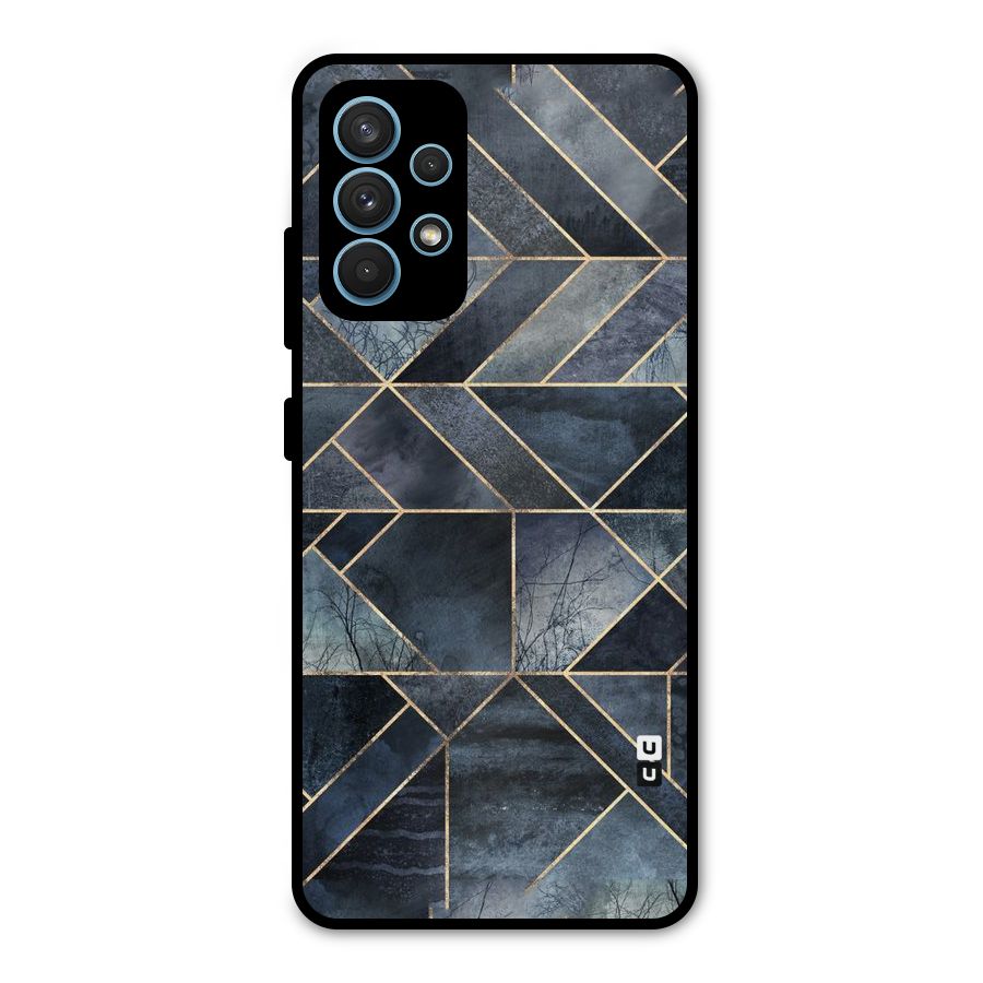 Forest Abstract Lines Metal Back Case for Galaxy A32