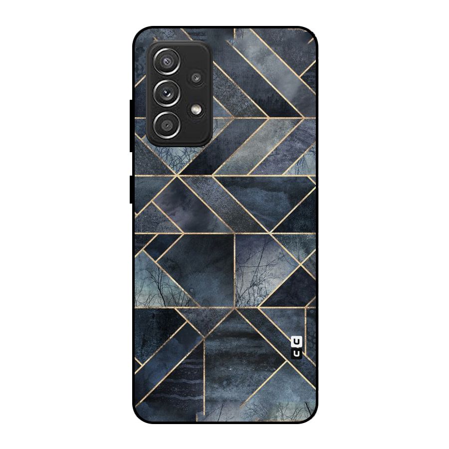 Forest Abstract Lines Metal Back Case for Galaxy A52s 5G