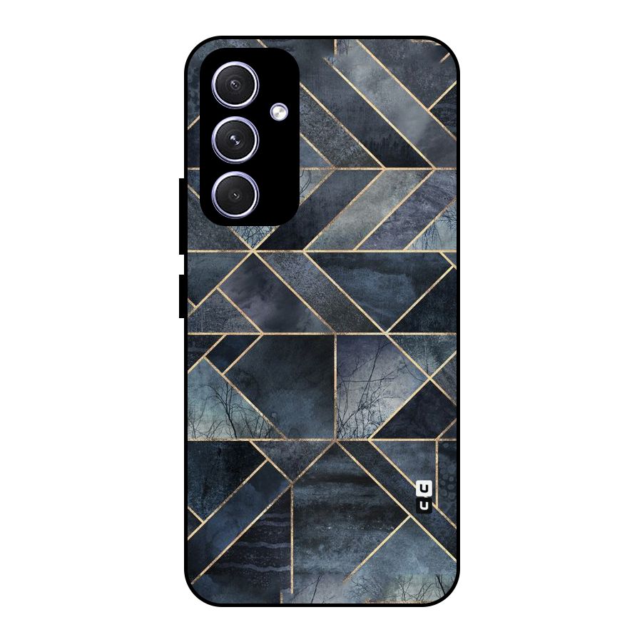 Forest Abstract Lines Metal Back Case for Galaxy A54