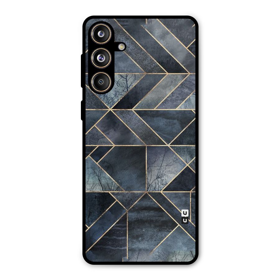 Forest Abstract Lines Metal Back Case for Galaxy F55