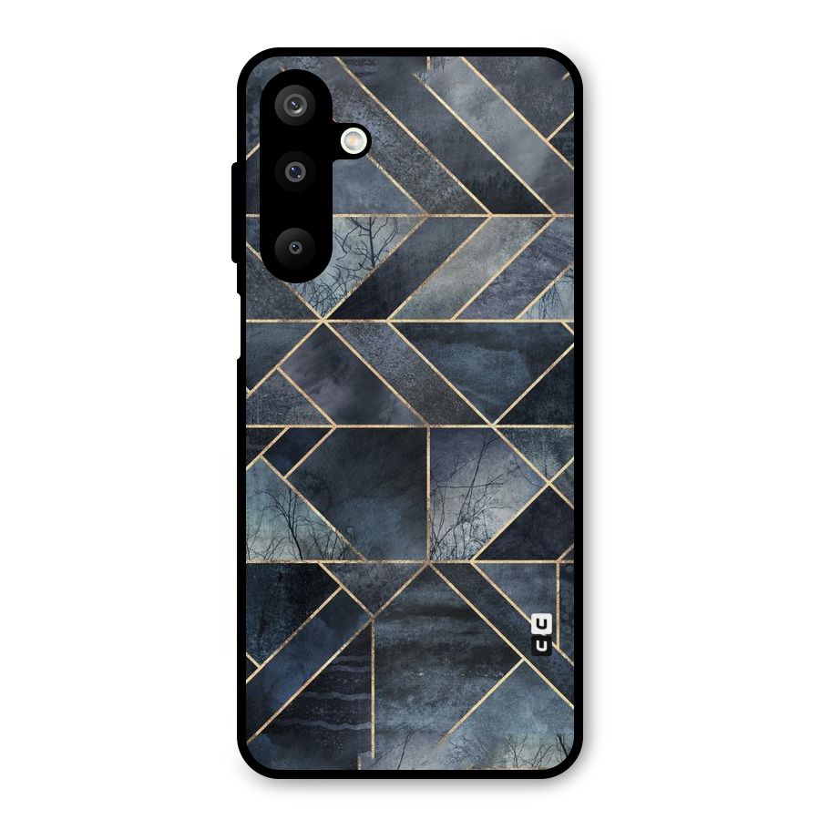 Forest Abstract Lines Metal Back Case for Galaxy M16