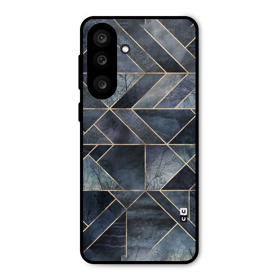 Forest Abstract Lines Metal Back Case for Galaxy M56