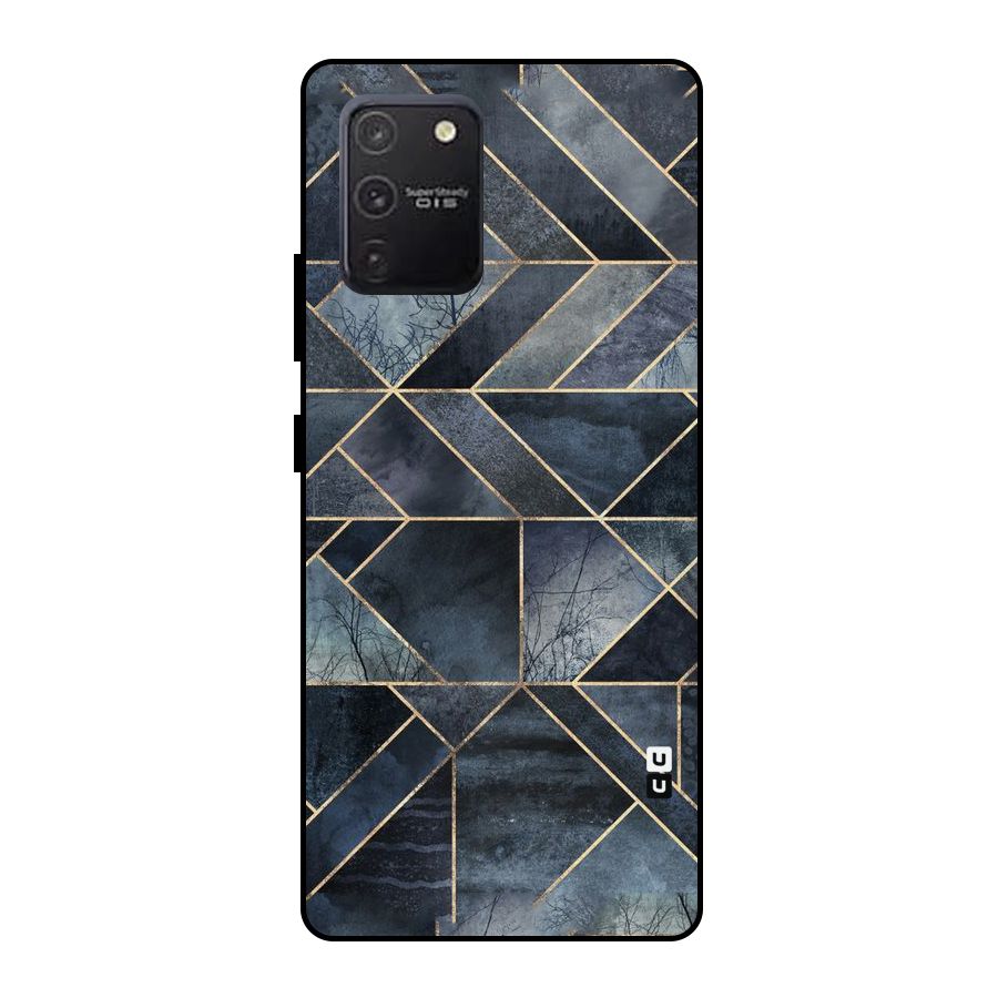 Forest Abstract Lines Metal Back Case for Galaxy S10 Lite