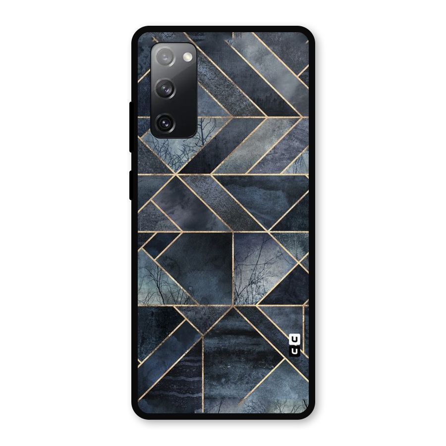 Forest Abstract Lines Metal Back Case for Galaxy S20 FE 5G