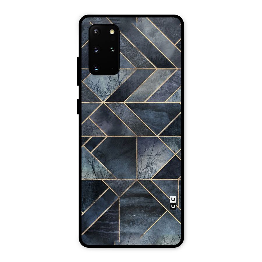 Forest Abstract Lines Metal Back Case for Galaxy S20 Plus