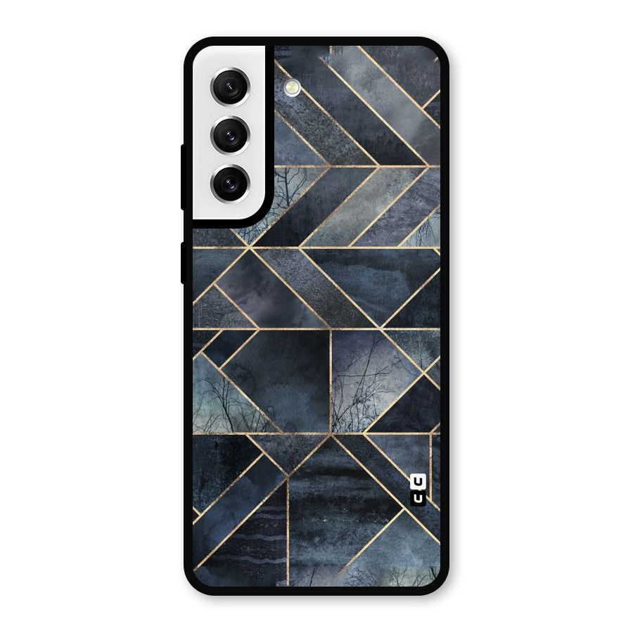 Forest Abstract Lines Metal Back Case for Galaxy S21 FE 5G