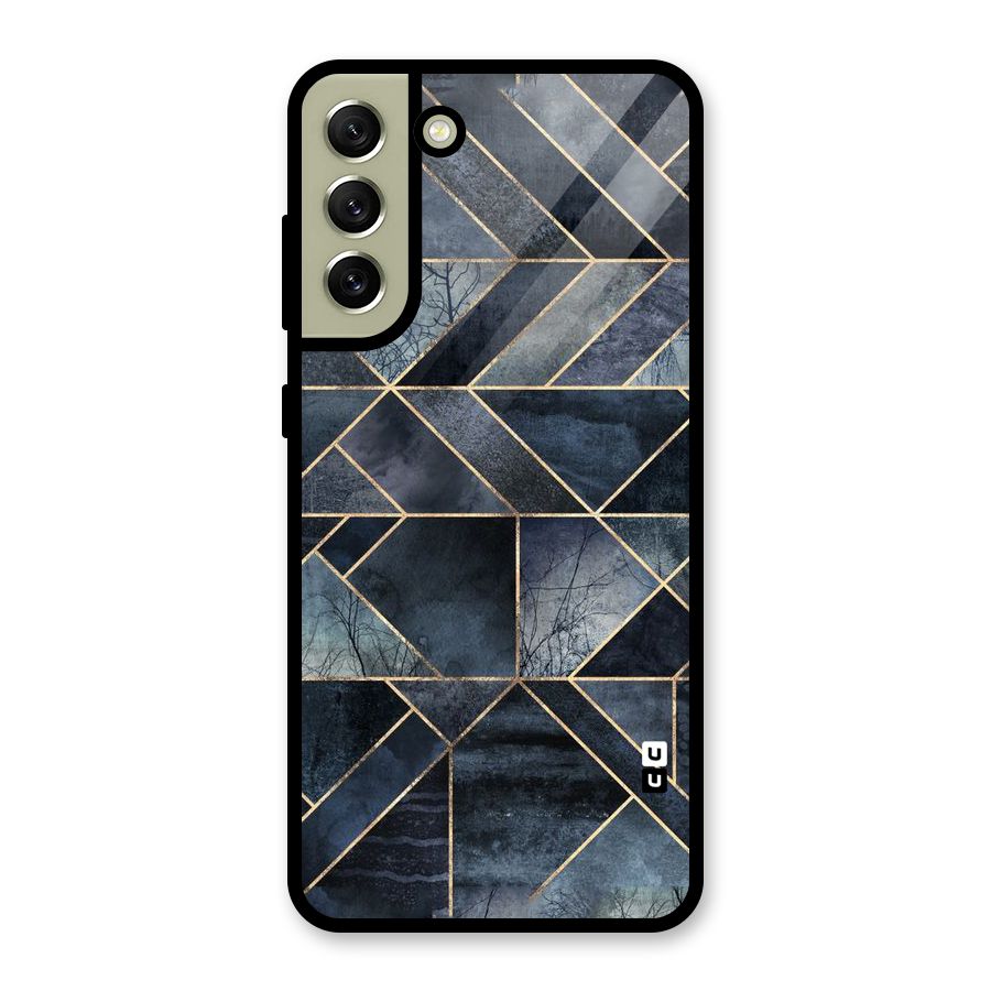 Forest Abstract Lines Metal Back Case for Galaxy S21 FE 5G (2023)