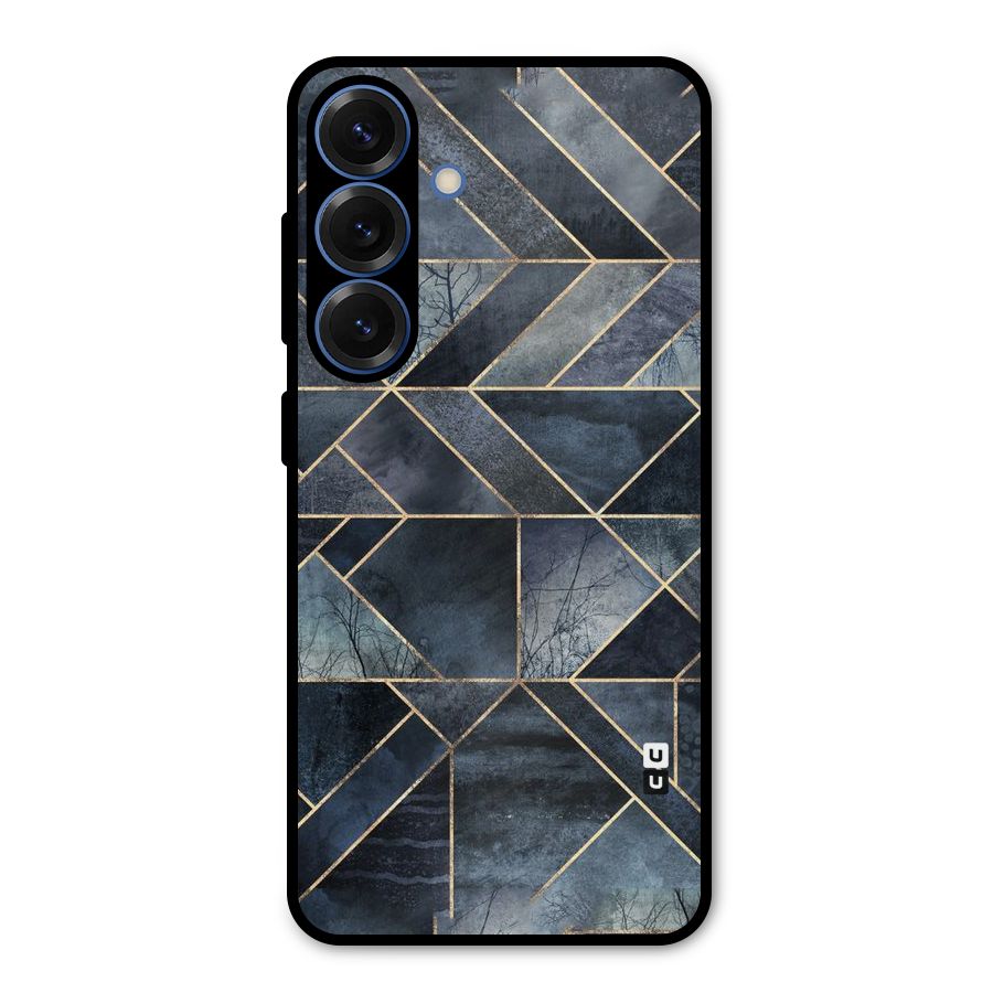 Forest Abstract Lines Metal Back Case for Galaxy S25