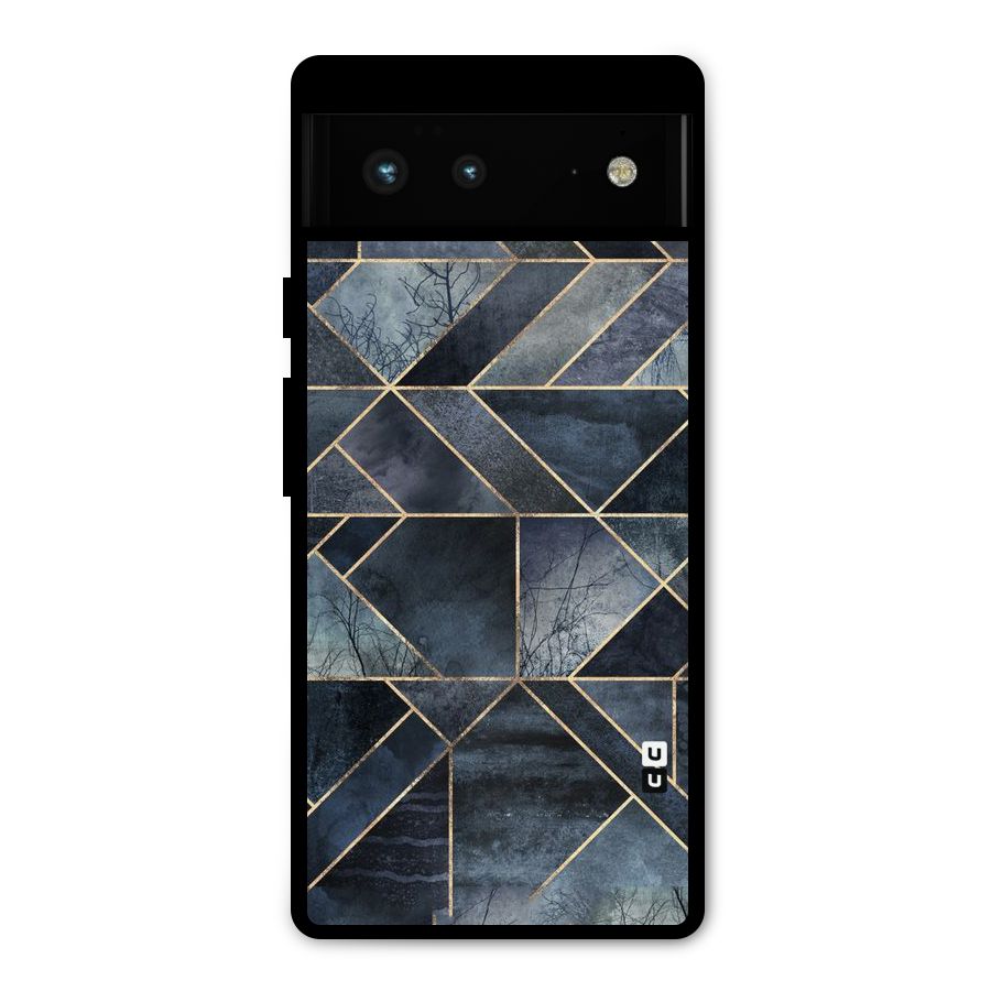 Forest Abstract Lines Metal Back Case for Google Pixel 6
