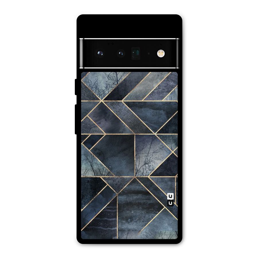 Forest Abstract Lines Metal Back Case for Google Pixel 6 Pro