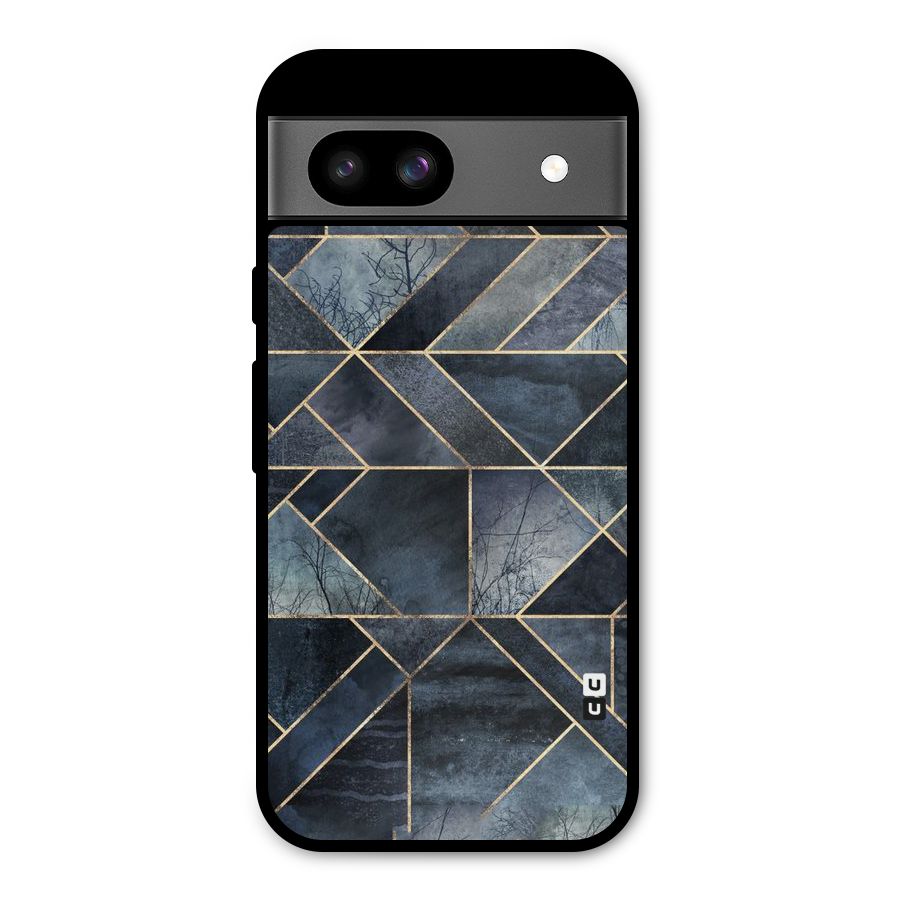 Forest Abstract Lines Metal Back Case for Google Pixel 8a
