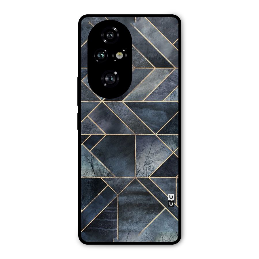 Forest Abstract Lines Metal Back Case for Honor 200 Pro