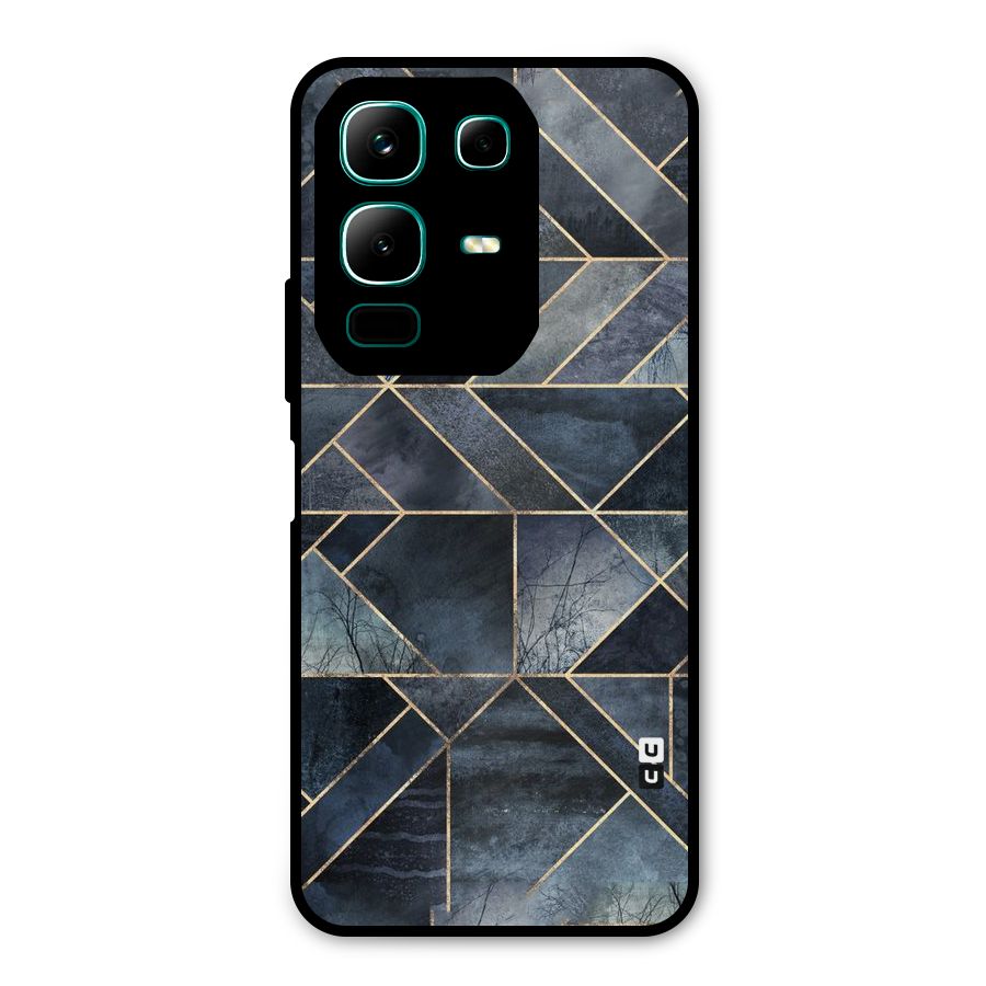Forest Abstract Lines Metal Back Case for Infinix Note 50x