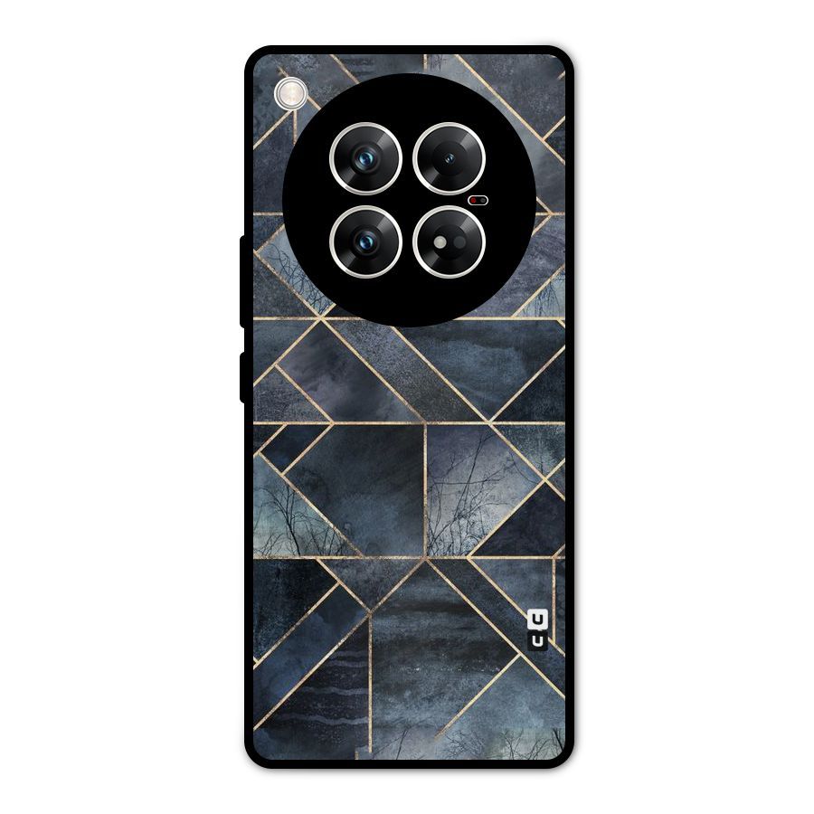 Forest Abstract Lines Metal Back Case for Infinix Zero 40 5G