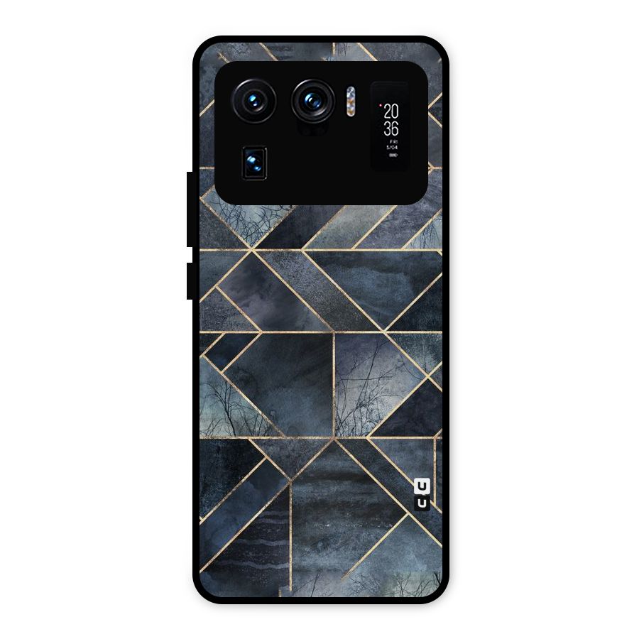 Forest Abstract Lines Metal Back Case for Mi 11 Ultra