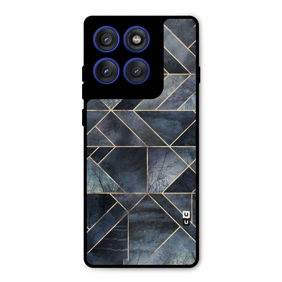 Forest Abstract Lines Metal Back Case for Motorola Edge 60 Pro