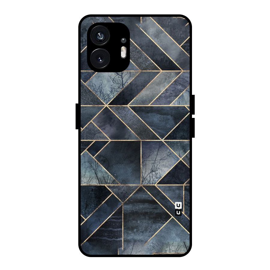 Forest Abstract Lines Metal Back Case for Nothing Phone 2