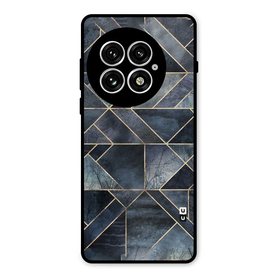 Forest Abstract Lines Metal Back Case for OnePlus 13