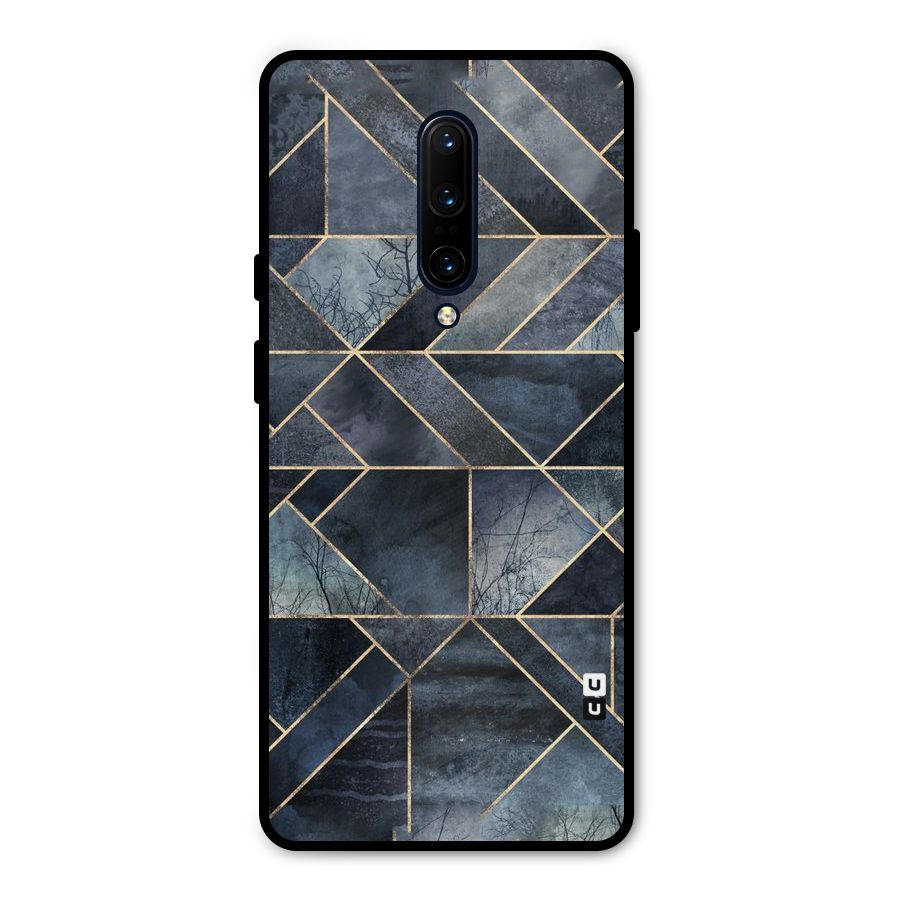 Forest Abstract Lines Metal Back Case for OnePlus 7 Pro