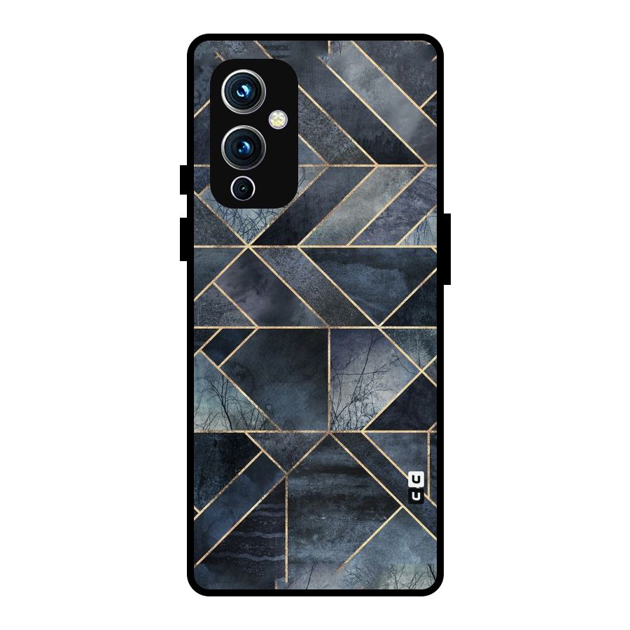 Forest Abstract Lines Metal Back Case for OnePlus 9