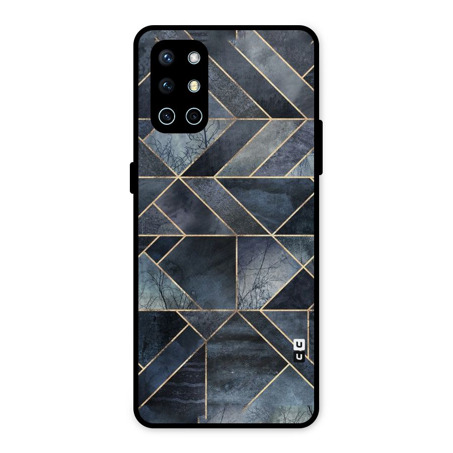 Forest Abstract Lines Metal Back Case for OnePlus 9R