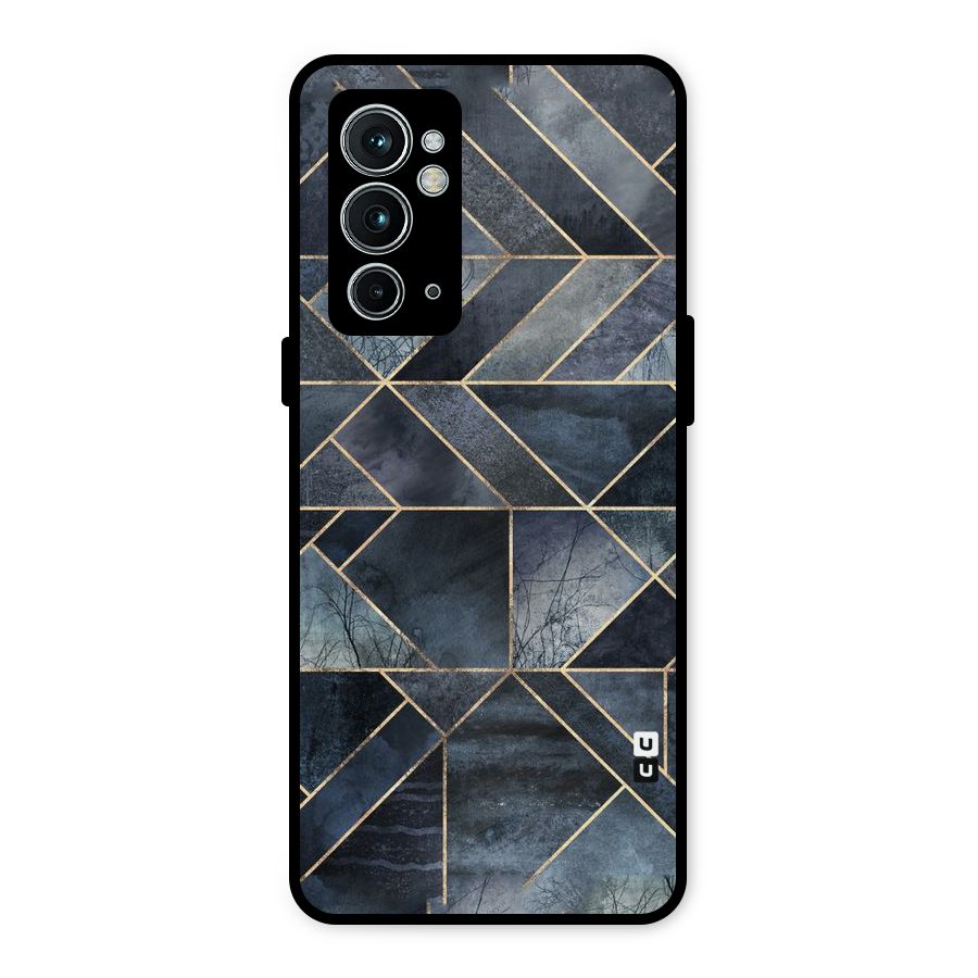 Forest Abstract Lines Metal Back Case for OnePlus 9RT 5G