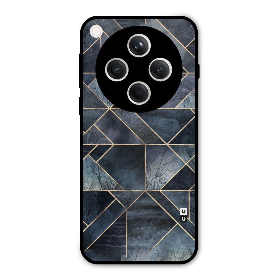 Forest Abstract Lines Metal Back Case for Oppo Find X8
