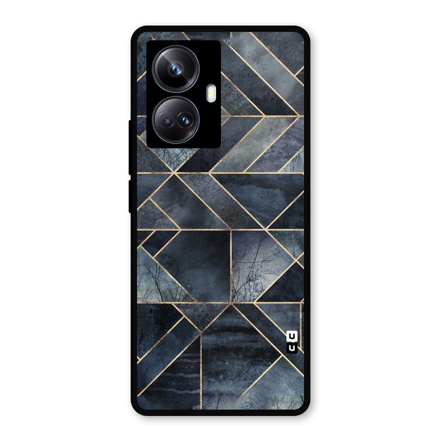 Forest Abstract Lines Metal Back Case for Realme 10 Pro Plus