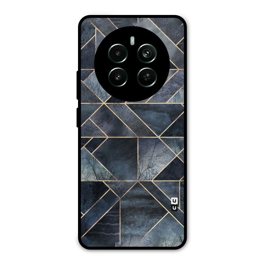 Forest Abstract Lines Metal Back Case for Realme 12 Pro Plus