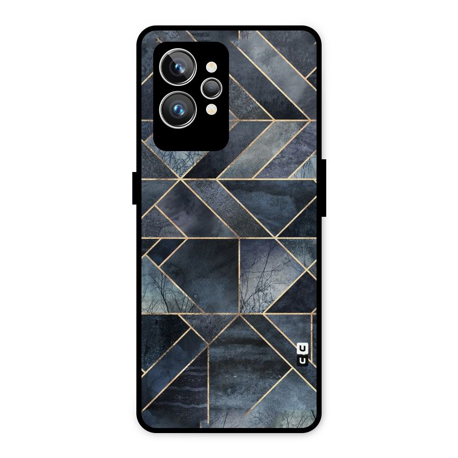 Forest Abstract Lines Metal Back Case for Realme GT2 Pro