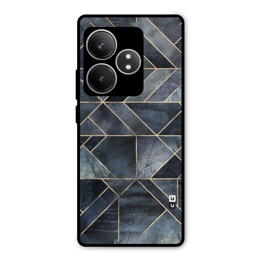 Forest Abstract Lines Metal Back Case for Realme GT 6T