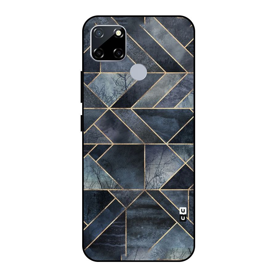 Forest Abstract Lines Metal Back Case for Realme Narzo 20