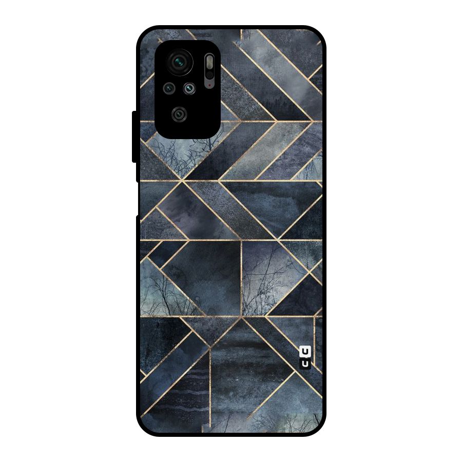 Forest Abstract Lines Metal Back Case for Redmi Note 10S