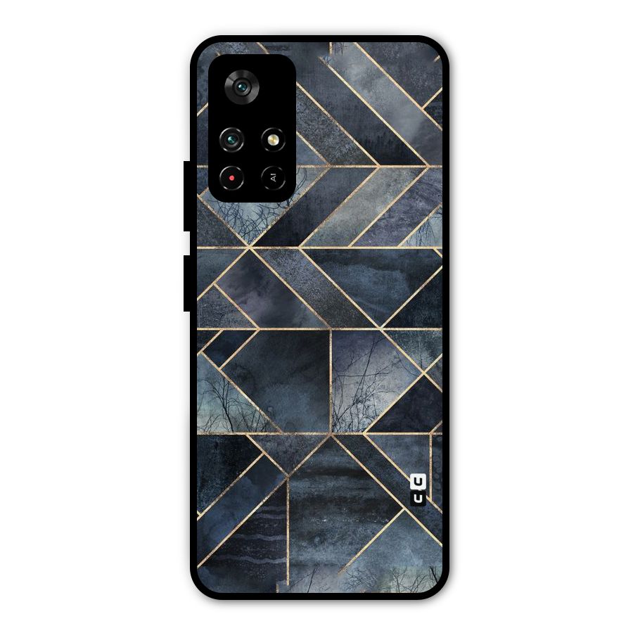 Forest Abstract Lines Metal Back Case for Redmi Note 11T 5G