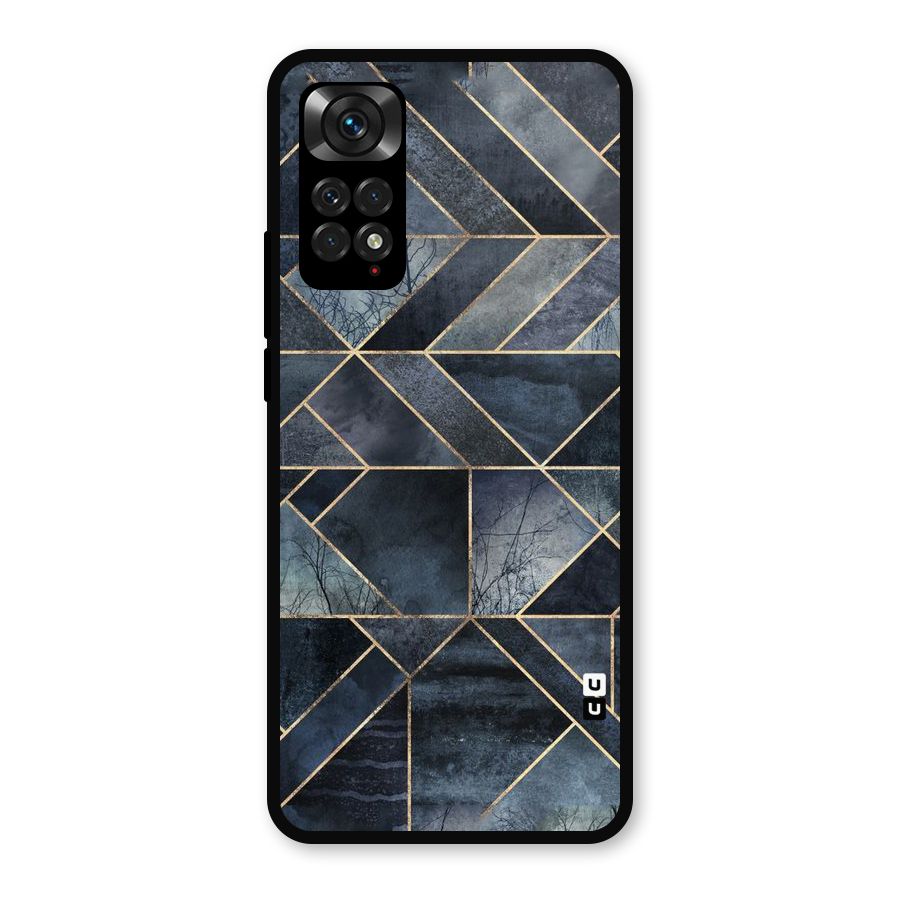Forest Abstract Lines Metal Back Case for Redmi Note 11s