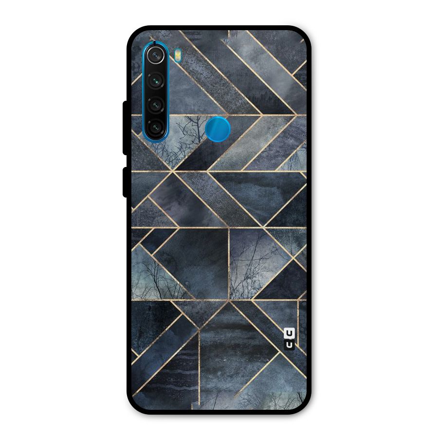 Forest Abstract Lines Metal Back Case for Redmi Note 8