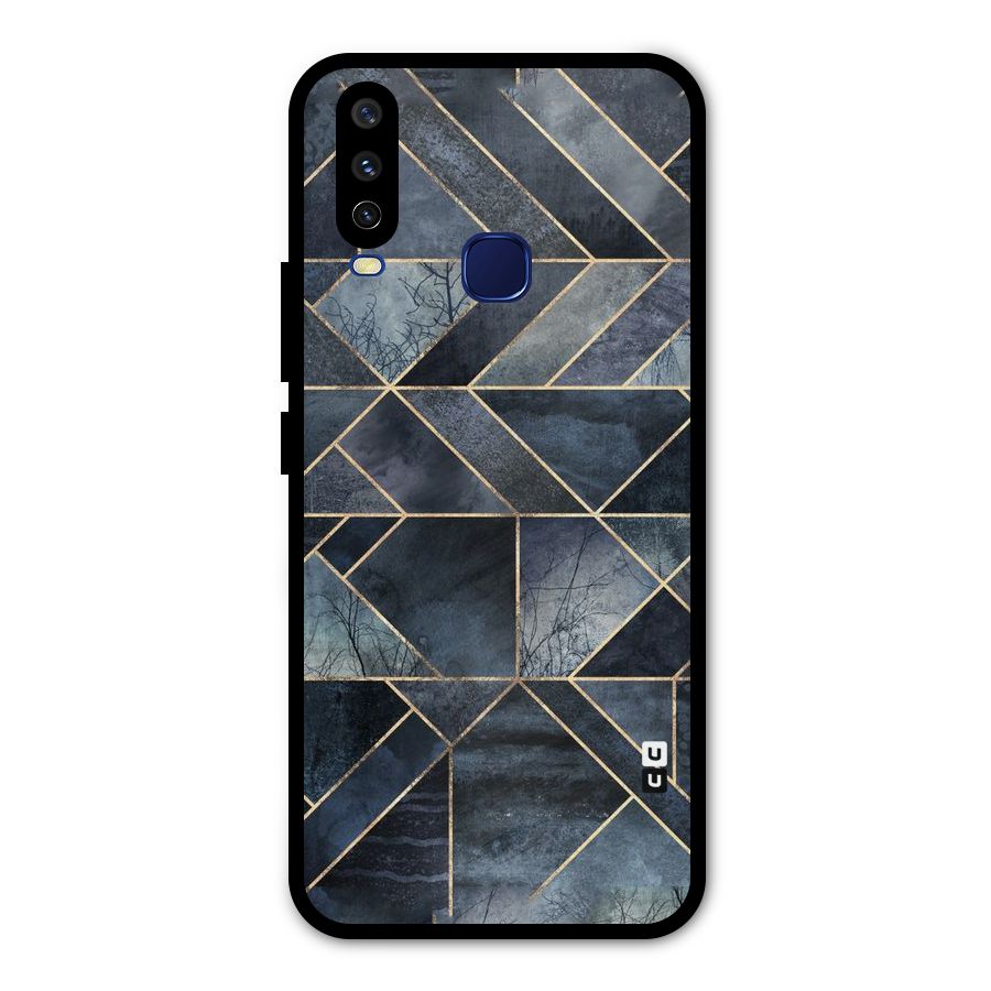 Forest Abstract Lines Metal Back Case for Vivo Y12