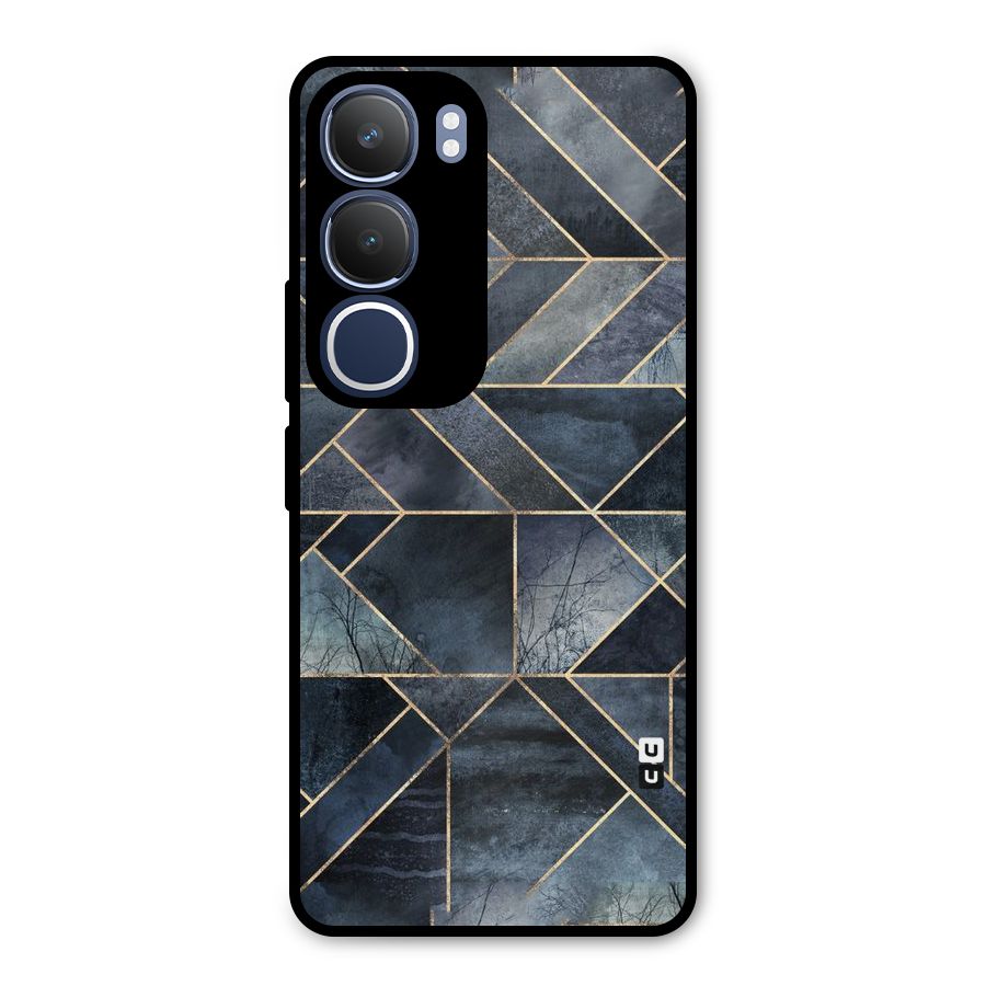 Forest Abstract Lines Metal Back Case for Vivo Y29
