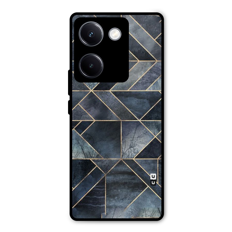 Forest Abstract Lines Metal Back Case for Vivo Y300 Plus