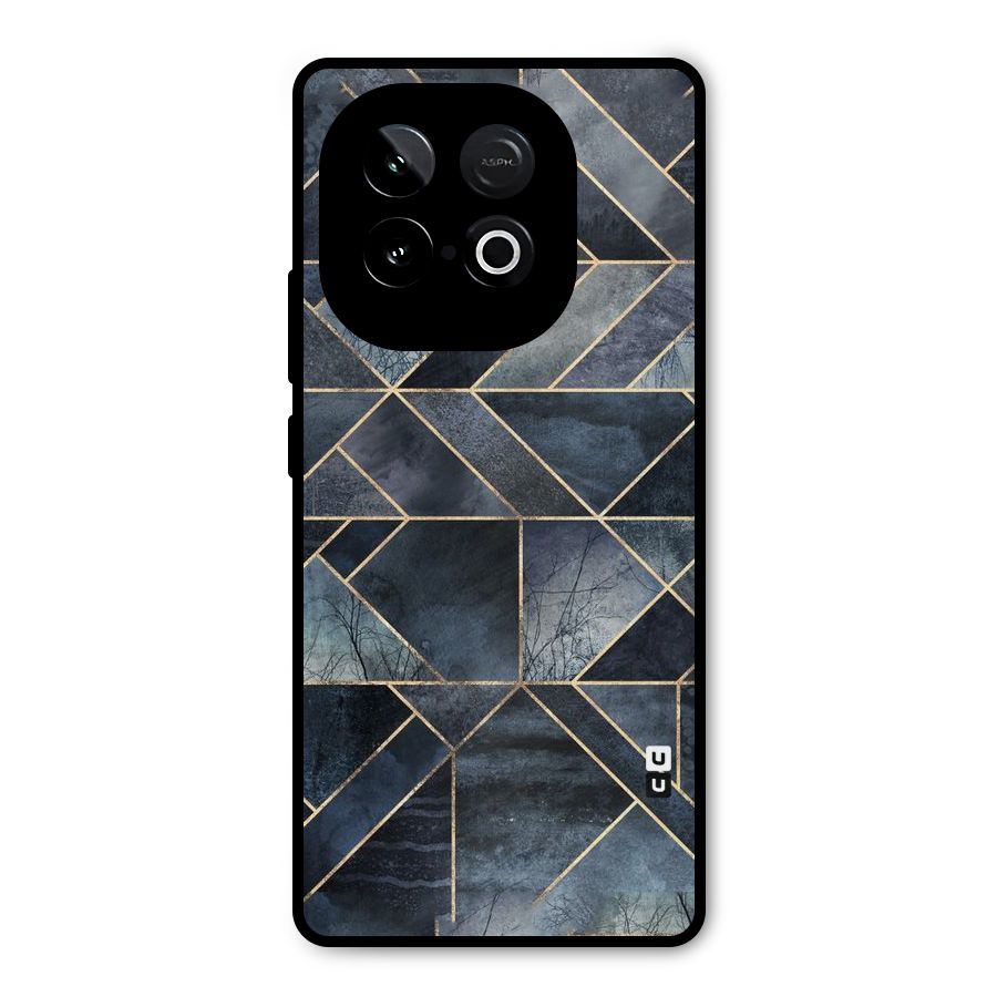 Forest Abstract Lines Metal Back Case for iQOO Neo 10