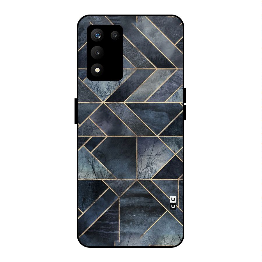 Forest Abstract Lines Metal Back Case for realme 9 5G SE