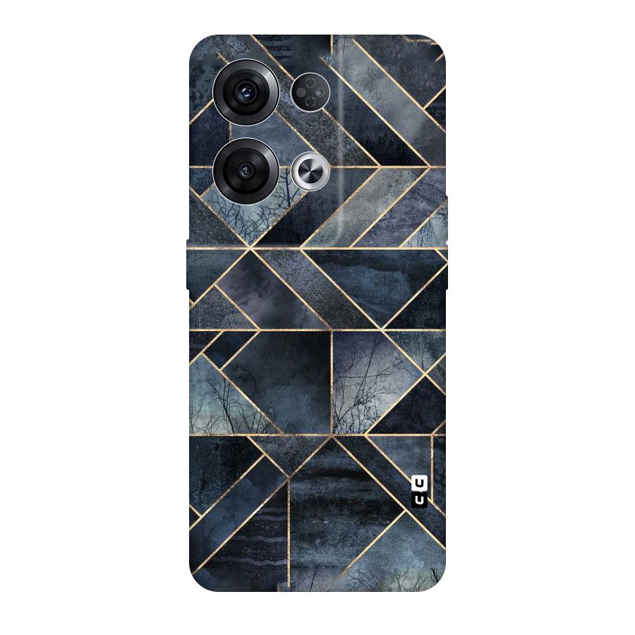 Forest Abstract Lines Original Polycarbonate Back Case for Oppo Reno8 Pro 5G