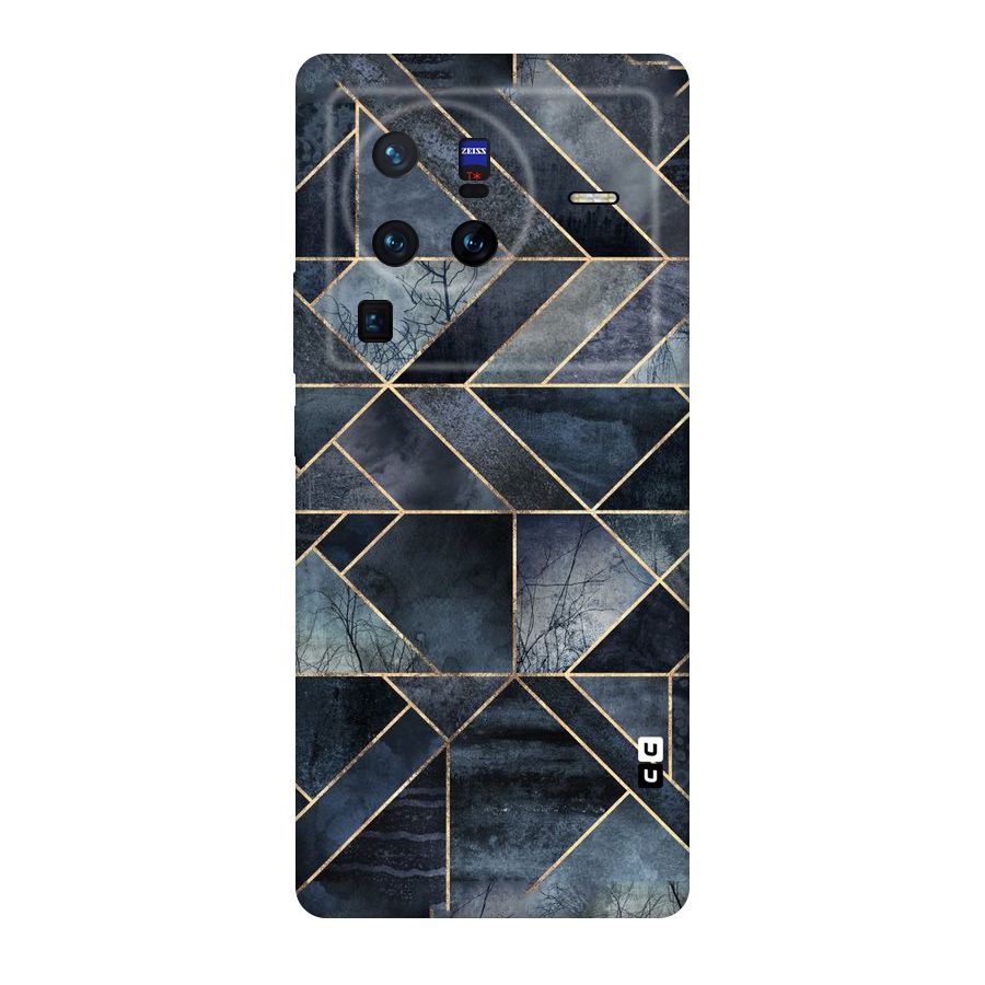 Forest Abstract Lines Original Polycarbonate Back Case for Vivo X80