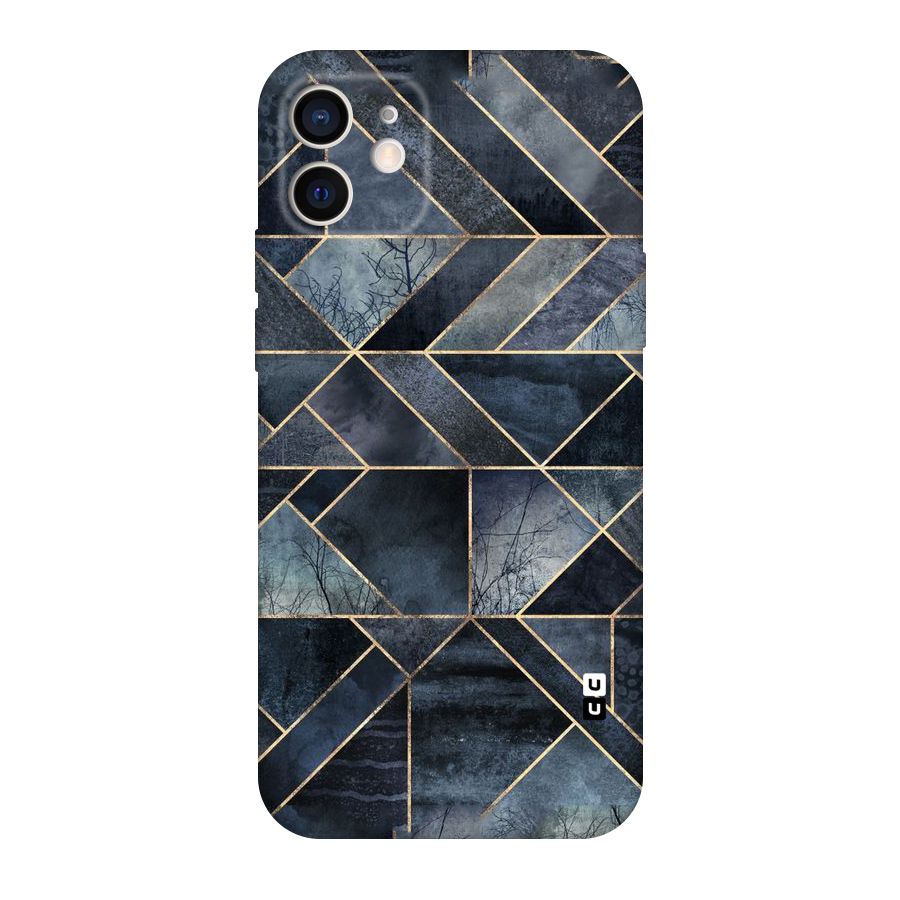 Forest Abstract Lines Original Polycarbonate Back Case for iPhone 12