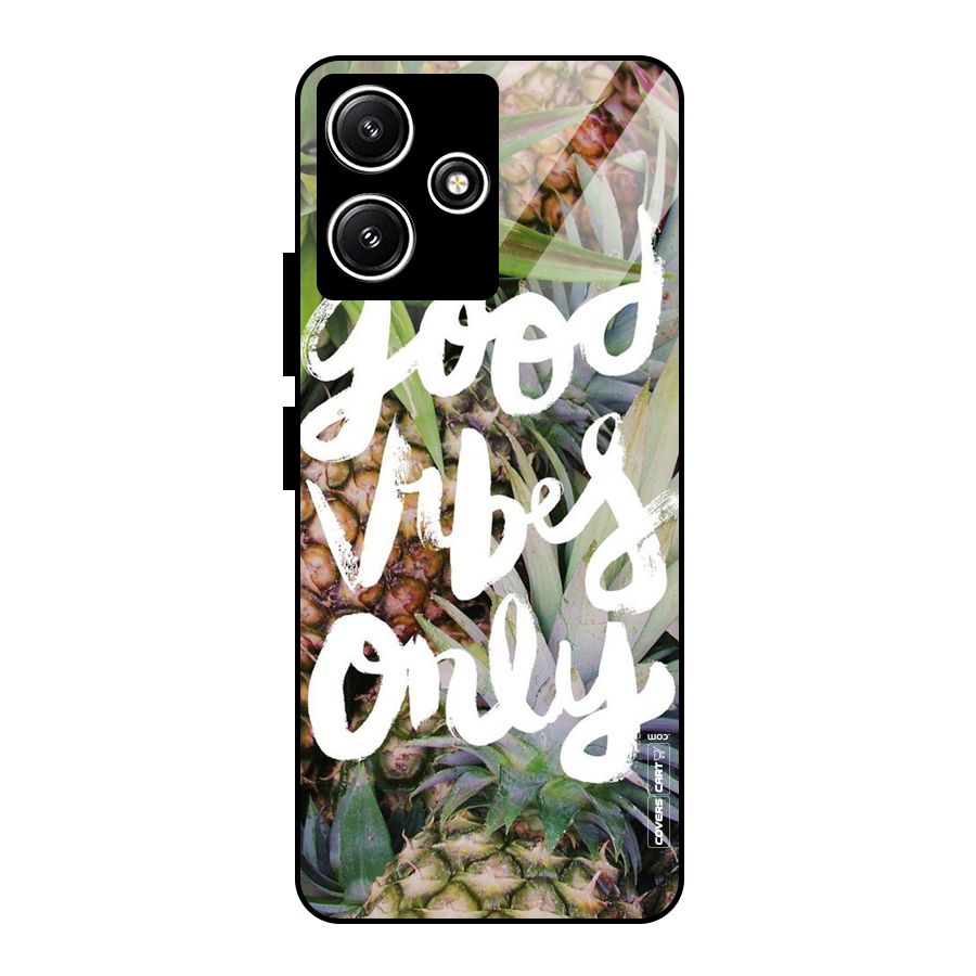 Forest Vibes Glass Back Case for Poco M6 Pro