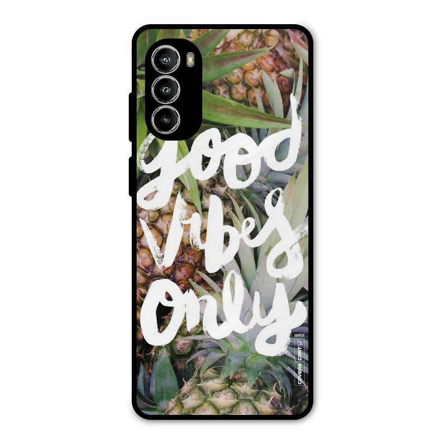 Forest Vibes Metal Back Case for Moto G52